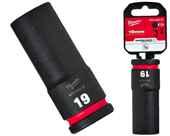 Milwaukee Nasadka udarowa DŁUGA 1/2" 6-KĄTNA 19 mm