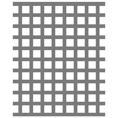 Blacha perforowana OCYNK 10X10 mm PRZERWA 5 mm 1000 x 500 mm Qg 10-15 Gr. 2 mm