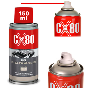 CX80 Smar do biegunów akumulatora ZACISKÓW KLEM 150 ml