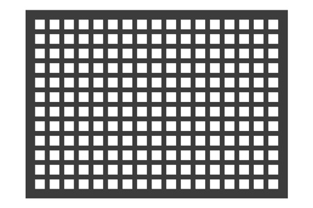 Blacha perforowana SUROWA 8X8 mm PRZERWA 4 mm 200 x 200 mm Qg 8-12