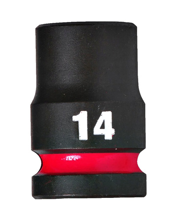 Milwaukee Nasadka udarowa KRÓTKA 1/2" 6-KĄTNA 14 mm 