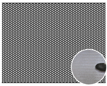 Blacha perforowana SUROWA OCZKO 2 mm PRZERWA 1 mm 1000 x 2000 mm Rv 2-3 Gr. 2 mm