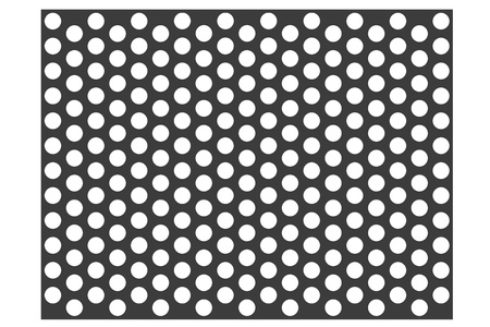 Blacha perforowana SUROWA OCZKO 8 mm PRZERWA 4 mm 1000 x 2000 mm Rv 8-12	Gr. 1,5 mm