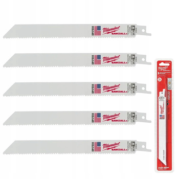 MILWAUKEE BRZESZCZOT DO DREWNA METALU 200MM 5szt