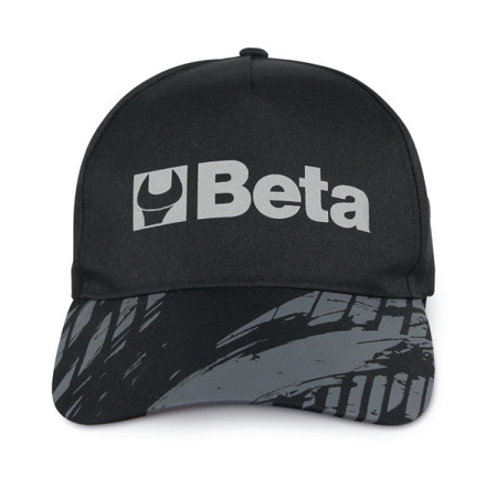 BETA Czapka z daszkiem czarna 7982N