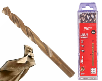 Milwaukee Wiertło kobaltowe do metalu HSS-G - 5 szt. | ø 10,0 mm