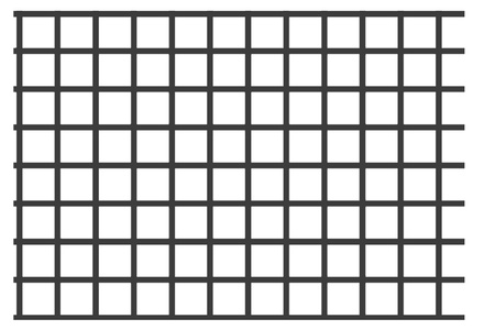 Siatka zgrzewana SUROWA 50 x 50 GR. 3 mm 1000 x 990 mm