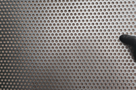 Blacha perforowana OCYNK OCZKO 8 mm PRZERWA 4 mm 1000 x 500 mm Rv 8-12 Gr. 1 mm