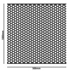 Blacha perforowana SUROWA OCZKO 4 mm PRZERWA 2 mm 1000 x 500 mm Rv 4-6 Gr. 3 mm