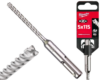 Milwaukee Wiertło do betonu SDS-Plus MX4 | 5 x 50 x 115 mm