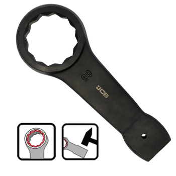 JCB KLUCZ OCZKOWY DO POBIJANIA Cr-V 12-KĄTNY 90 mm JCB-79390