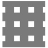 Blacha perforowana OCYNK 10X10 mm PRZERWA 20 mm 1000 x 500 mm Qg 10-30 Gr. 1,5 mm