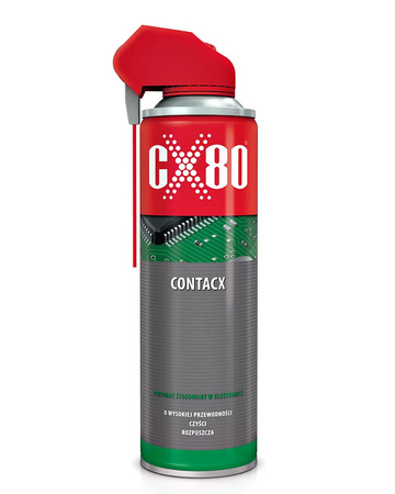 CX80Preparat czyszczący do elektroniki CONTACX do styków APLIKATOR 500 ml