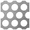 Blacha perforowana SUROWA OCZKO 30 mm PRZERWA 10 mm 200 x 200 Rv 30-40 Gr. 1,5 mm