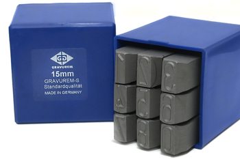 Znaczniki, numeratory CYFROWE 0-9 GRAVUREM-S | 15 MM