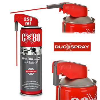 CX80 Płyn konserwująco naprawczy, WIELOFUNKCYJNY + APLIKATOR 250 ml