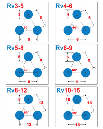 Blacha perforowana OCYNK OCZKO od 3 do 10 mm Rv 3-5, 4-6, 5-8, 6-9, 8-12, 10-15 mm - DO WYBORU - NA WYMIAR Gr. 1 mm