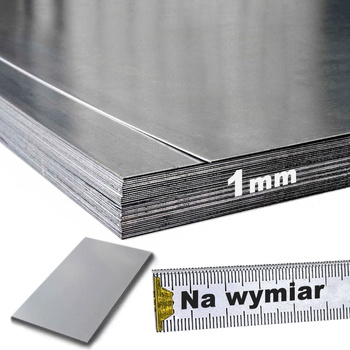 Blacha PEŁNA zimnowalcowana stal SUROWA DC01 Gr. 1 mm - NA WYMIAR