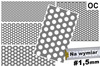 Blacha perforowana OCYNK OCZKO od 3 do 10 mm Rv 3-5, 4-6, 5-8, 6-9, 8-12, 10-15 mm - DO WYBORU - NA WYMIAR Gr. 1,5 mm