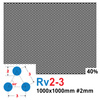 Blacha perforowana SUROWA OCZKO 2 mm PRZERWA 1 mm 1000 x 1000 mm Rv 2-3 Gr. 2 mm