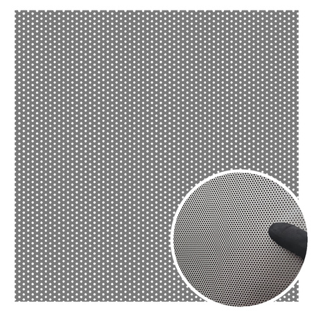 Blacha perforowana OCYNK OCZKO 2 mm PRZERWA 1,5 mm 1000 x 1000 mm Rv 2-3,5 Gr. 1 mm