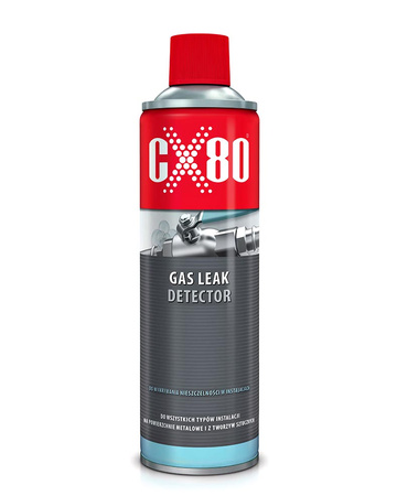 CX80 Preparat do wykrywania nieszczelności GAS LEAK DETECTOR spray 500 ml