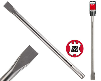 Milwaukee Dłuto płaskie, wąskie 25 mm SDS-MAX 400 mm