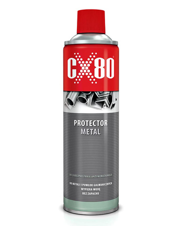 CX80 PROTEKTOR METAL Środek na rdzę WILGOĆ ANTYKOROZYJNY SPRAY 500 ml