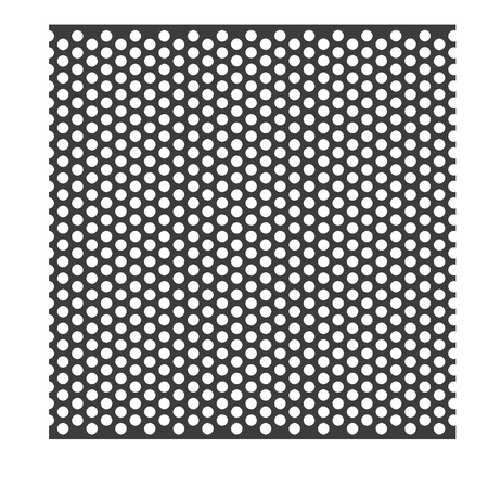 Blacha perforowana SUROWA OCZKO 4 mm PRZERWA 2 mm 1000 x 500 mm Rv 4-6 Gr. 3 mm