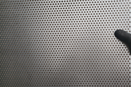 Blacha perforowana OCYNK OCZKO 5 mm PRZERWA 3 mm 1000 x 1000 mm Rv 5-8 Gr. 1 mm