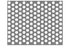 Blacha perforowana OCYNK OCZKO 10 mm PRZERWA 5 mm 1000 x 2000 mm Rv 10-15 Gr. 1 mm