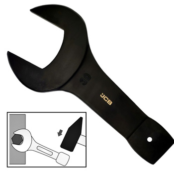 JCB KLUCZ PŁASKI DO POBIJANIA Cr-V 30 mm JCB-79130