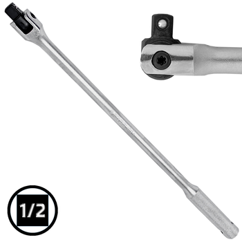 KING TONY POKRĘTŁO ŁAMANE Z PRZEGUBEM CR-V 1/2" 450 m 4452-18FR