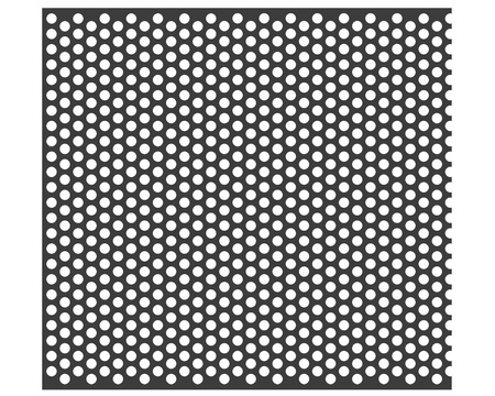 Blacha perforowana SUROWA OCZKO 4 mm PRZERWA 2 mm 1000 x 1000 mm Rv 4-6 Gr. 3 mm