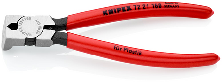 KNIPEX Szczypce tnące boczne 85 ST. do tworzywa PLASTIKU - 160 mm