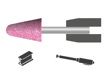 ABRA BETA Ściernica trzpieniowa ceramiczna 25 X 70 MM