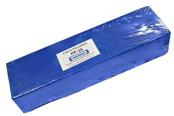 Pasta polerska PP-30 NIEBIESKA WYKOŃCZENIE INOX ok. 1 KG