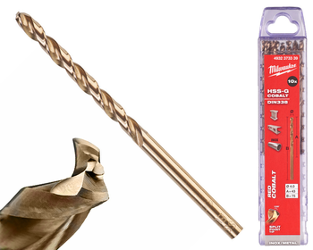 Milwaukee Wiertło kobaltowe do metalu HSS-G - 10 szt. | ø 4,0 mm