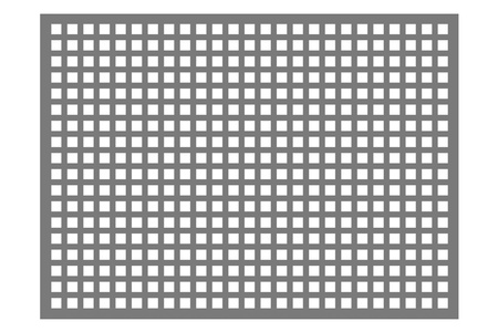 Blacha perforowana OCYNK 5X5 mm PRZERWA 3 mm 1000 x 2000 mm Qg 5-8 Gr. 1 mm