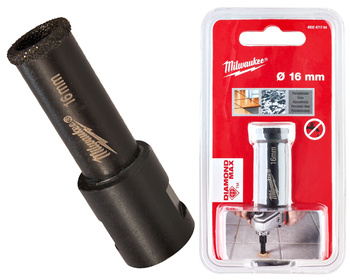 Milwaukee Wiertło diamentowe do wiercenia na sucho M14 | Średnica 16 mm