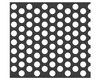 Blacha perforowana SUROWA OCZKO 12 mm PRZERWA 6 mm 1000 x 1000 mm Rv 12-18 Gr. 1,5 mm