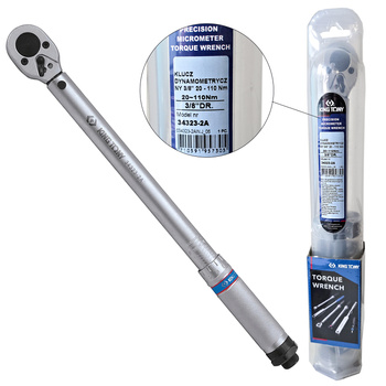 KING TONY Klucz dynamometryczny 3/8" zakres 20 - 110 Nm 34323-2A