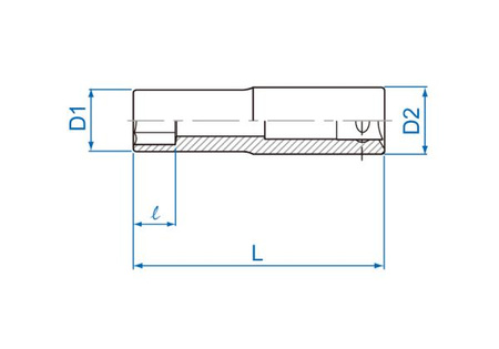 KING TONY Klucz nasadka 3/8" DŁUGA GWIAZDKOWA E10 x 63 mm