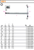 BETA Klucz trzpieniowy PRZESUWNY typu T IMBUS HEX 951 3 mm
