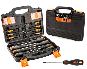NEO Zestaw wkrętaków i końcówek wkrętakowych 30 el. 04-209