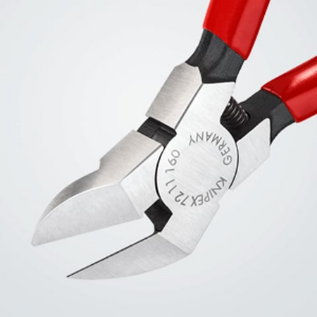 KNIPEX Szczypce tnące boczne 45 st. do tworzywa sztucznego - 160 mm