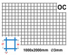 Siatka zgrzewana OCYNK 30 x 30 GR. 3 mm 1000 x 2000 mm