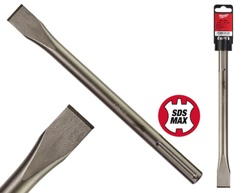 Milwaukee Dłuto płaskie, wąskie 25 mm SDS-MAX 280 mm