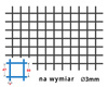 Siatka zgrzewana SUROWA 50 x 50 GR. 3 mm - NA WYMIAR