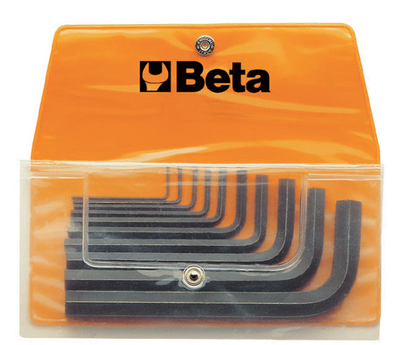 BETA Zestaw 10 kluczy kątowych IMBUSOWYCH KRÓTKICH 96N/B10
